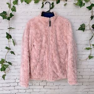 Me Jane Reversible Puffer Faux Fur Jacket